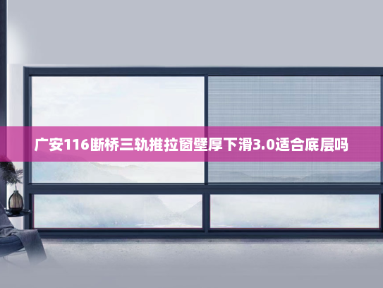 广安116断桥三轨推拉窗壁厚下滑3.0适合底层吗